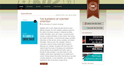 Desktop Screenshot of nkbookreviews.com